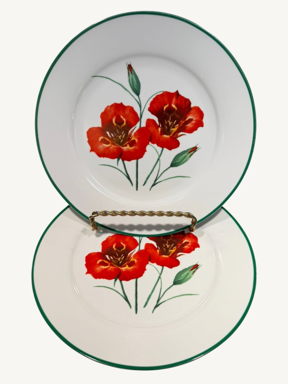 National Wildlife Federation American Wildflowers Lisianthus 10.75" Dinner Plate